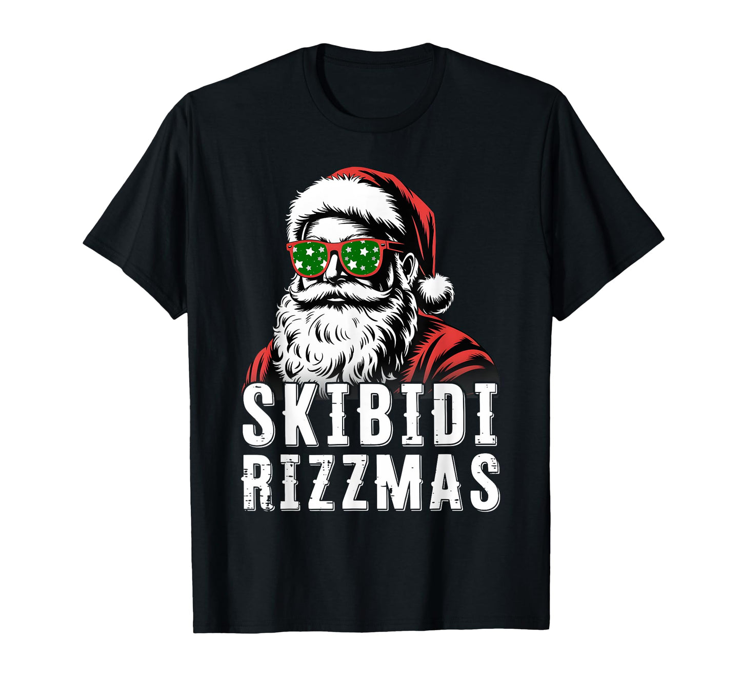 Skibidi Rizzmas Christmas Rizz Santa Claus Charisma Xmas Kid T-Shirt