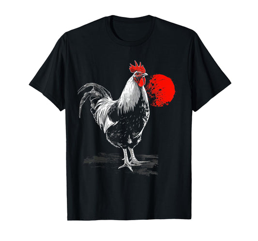 Chicken Drawing Animal Art Graphic Chicken T-Shirt