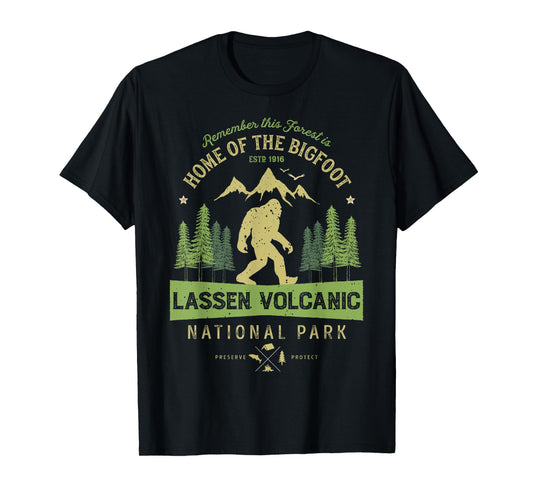 Lassen Volcanic National Park T shirt California Bigfoot Tee T-Shirt