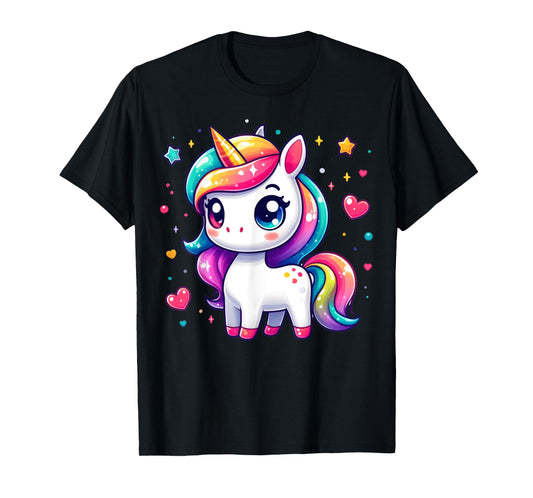 Unicorn Cute For Girls, Colorful Magical Unicorn T-Shirt