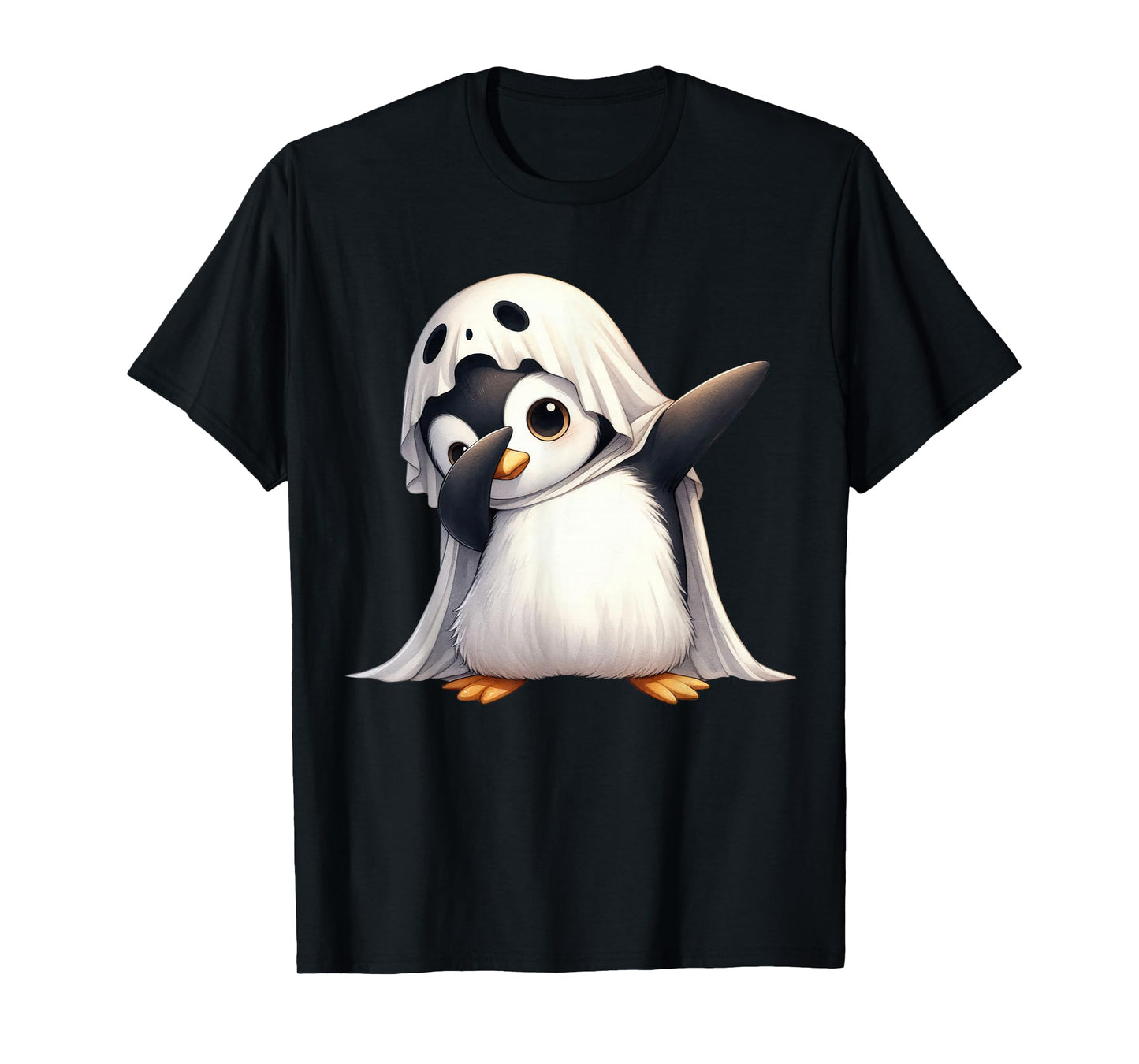 Funny Ghost Penguin Halloween Animals Penguin Lover Spooky T-Shirt