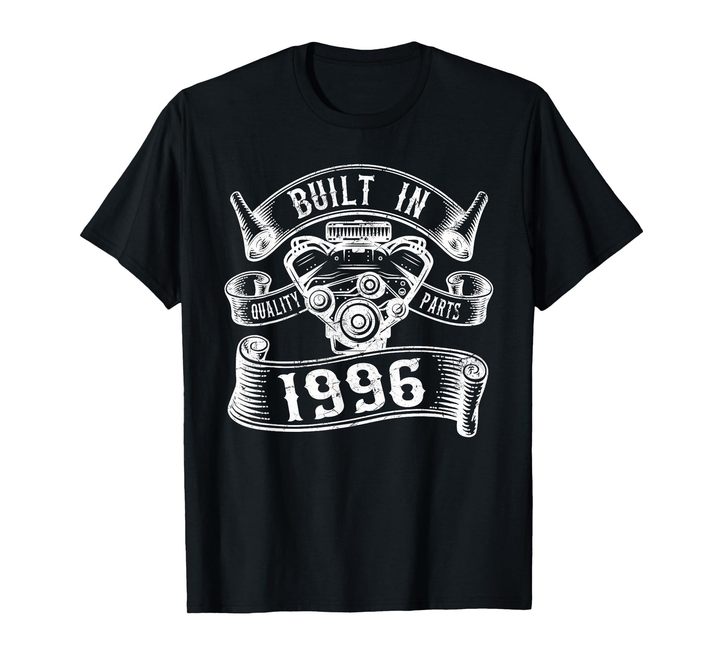 Vintage Built In 1996 Engine, Born in 1996 Gifts Birthday T-Shirt