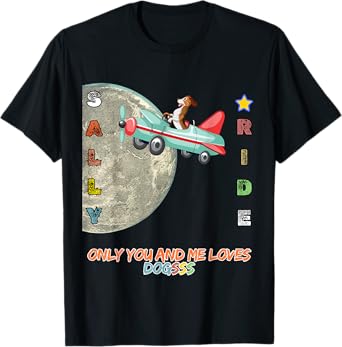 Cool sally ride dogss lover T-Shirt