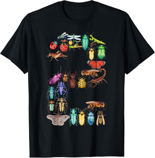Toddler 2nd Birthday Bugs Insects Beetles Kids 2 Year Old T-Shirt