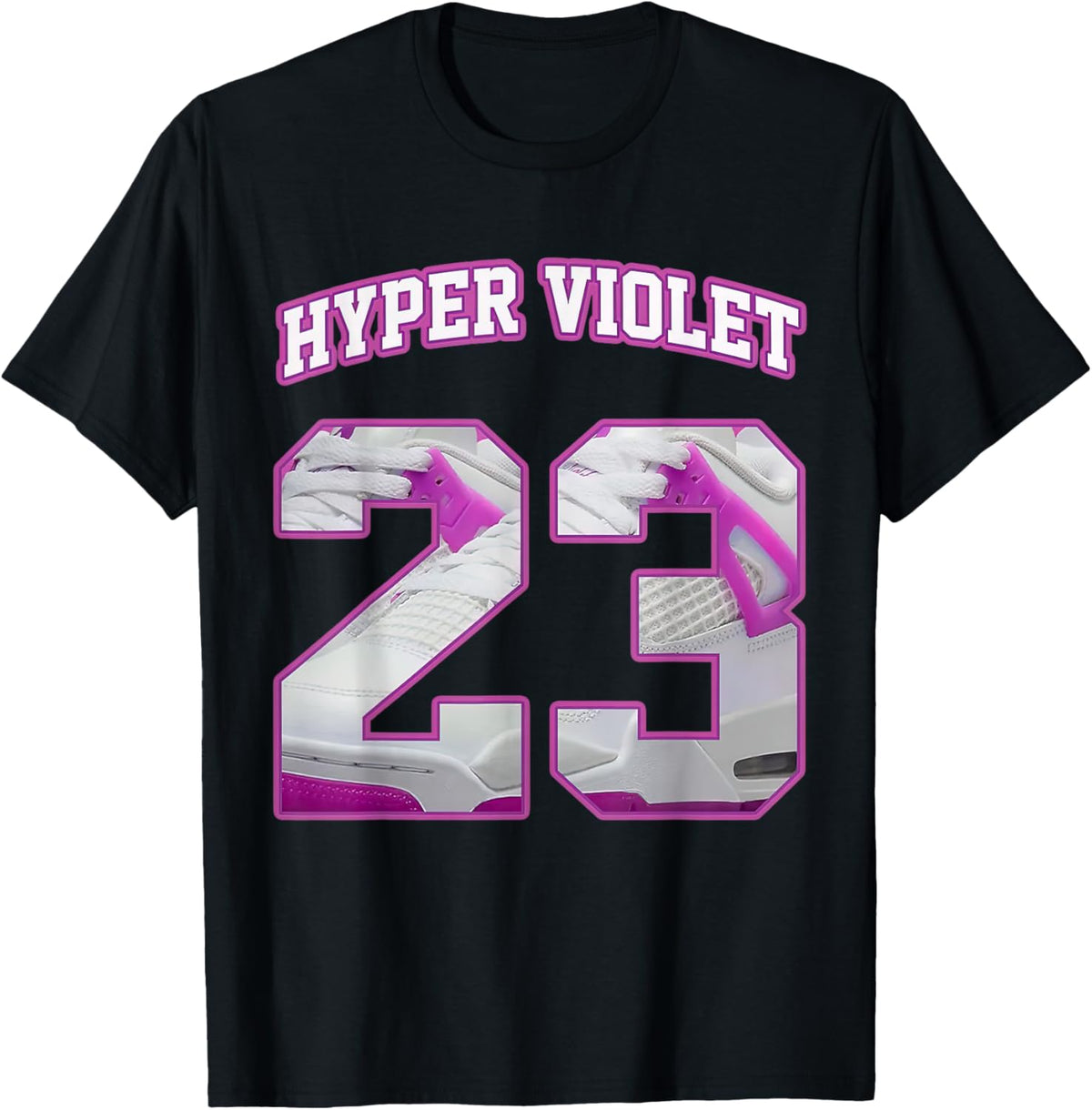Number 23 Hyper Violet 4s Matching Tee For Men Women T-Shirt