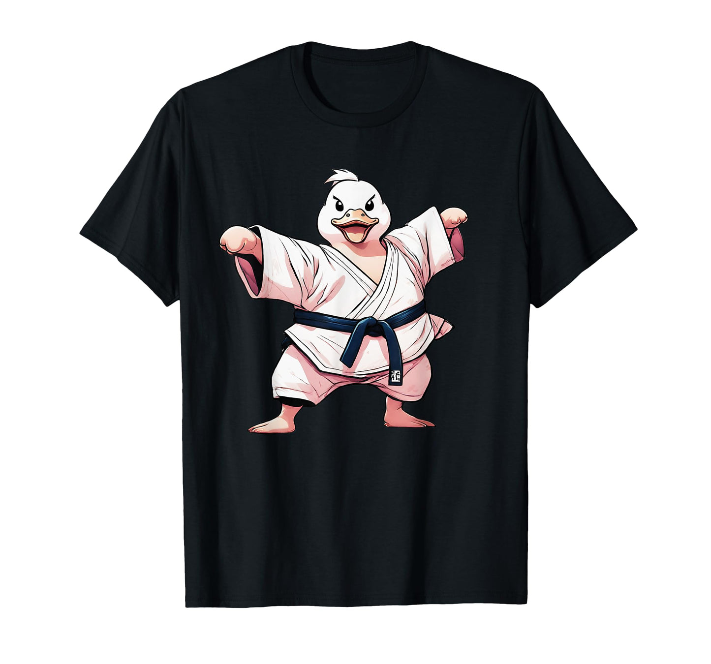 Funny Chubby Duck Kung Fu Karate Judo Taekwondo Martial Arts T-Shirt