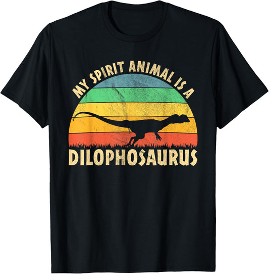 Dilophosaurus My Spirit Animal - Dinosaur Lover T-Shirt
