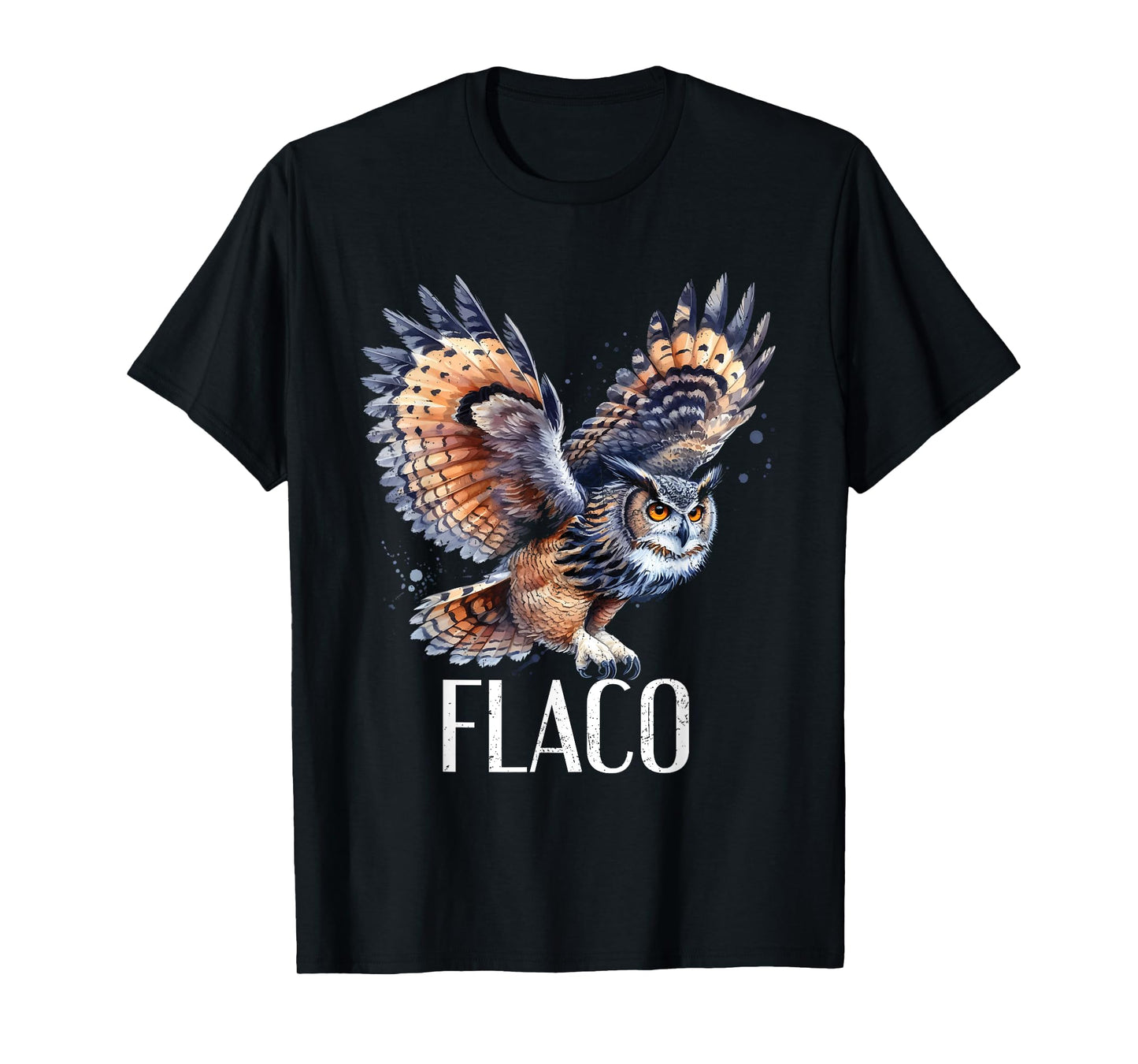 Flaco The Owl Eurasian Eagle Owls Distressed T-Shirt