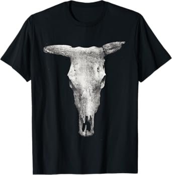 Cow Skull Western cowboy cowgirl Graphic T-Shirt