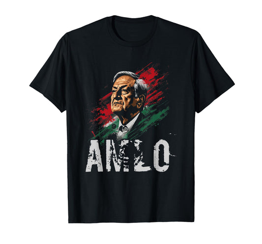 AMLO Aguila Mexicana Tricolor Lopez Obrador Mexican Eagle T-Shirt