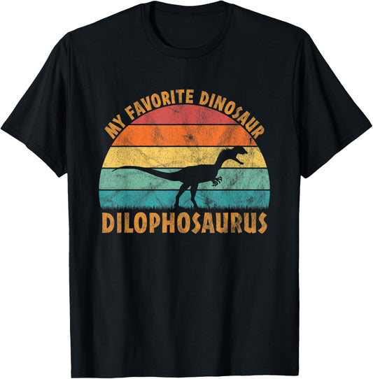 Dilophosaurus My Favorite Dinosaur - Dino Lover Kids T-Shirt