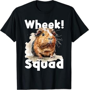 Wheek Squad - Guinea Pig Owner Pet Animal Lover Veterinarian T-Shirt