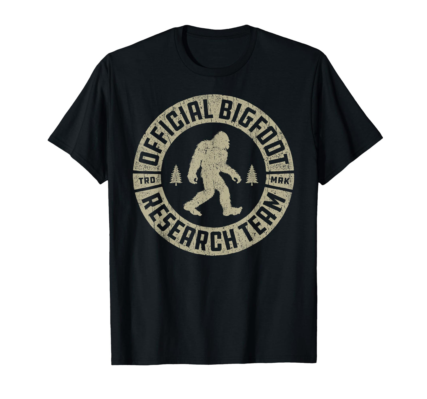 Bigfoot Research Team Retro Vintage Sasquatch Men Women T-Shirt