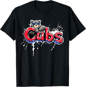 Graphic Cubs Last Name Style Animals Gift For Men Women Kids T-Shirt