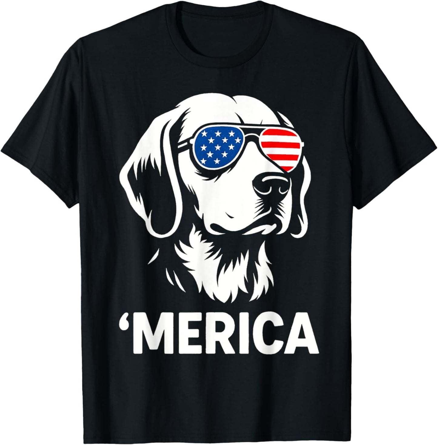 Beagle Retriever 4th of July Merica Men Women Kids Patriotic T-Shirt