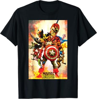 Marvel Zombies Group Shot Poster T-Shirt