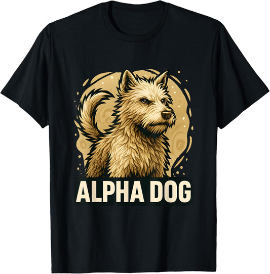 Strong Bold Canine Art Xiasi Dog - Alpha Dog T-Shirt