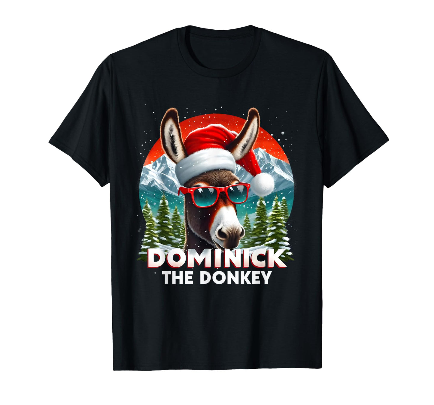 Christmas Dominick the Donkey Christmas Xmas Donkey Cheer T-Shirt