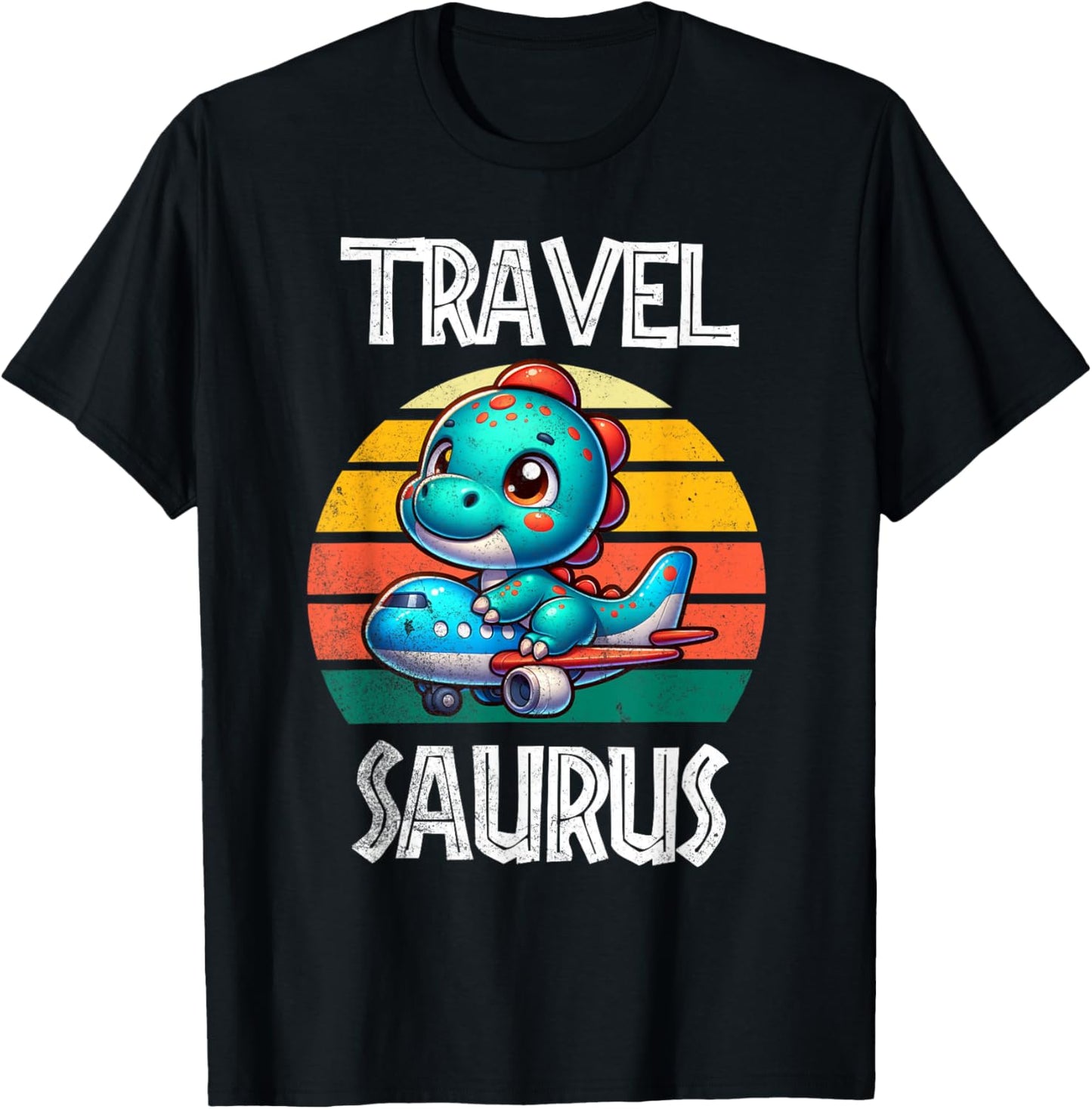 Travel Saurus Funny T-Rex T-Shirt