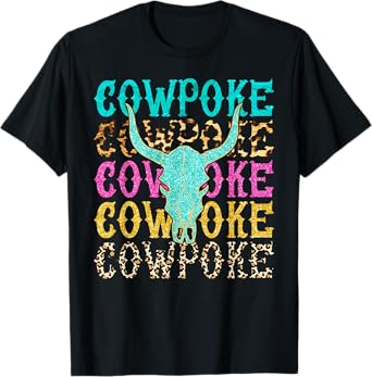Western Cowpoke, I'm Just a Cowpoke In The Big Rodeo Retro T-Shirt