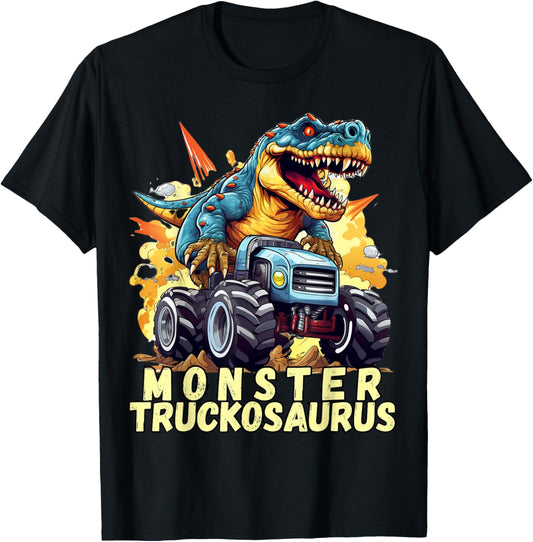 Monster Truckosaurus - Dinosaur T-Rex Monster Truck Funny T-Shirt
