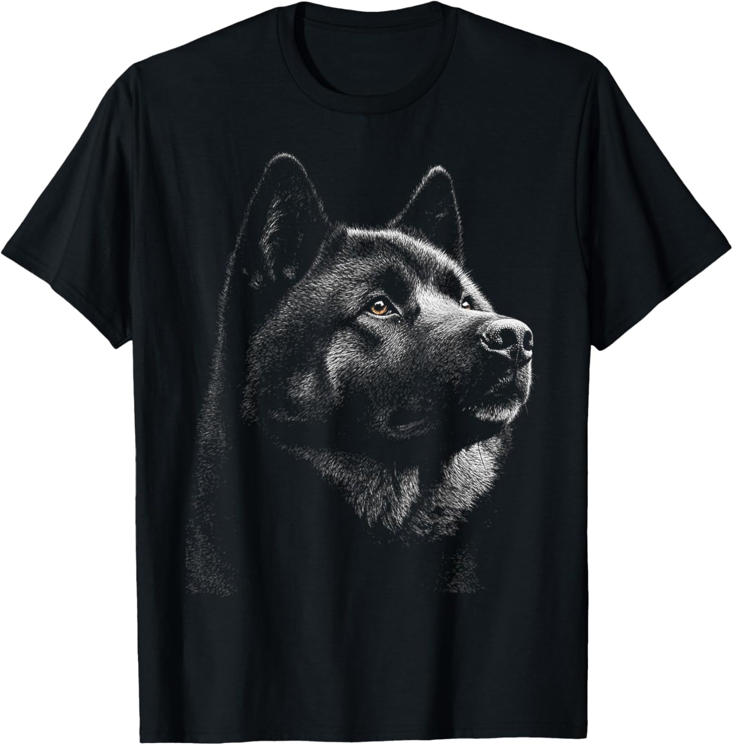 Akita Dog Graphic Pet Illustration Akita T-Shirt