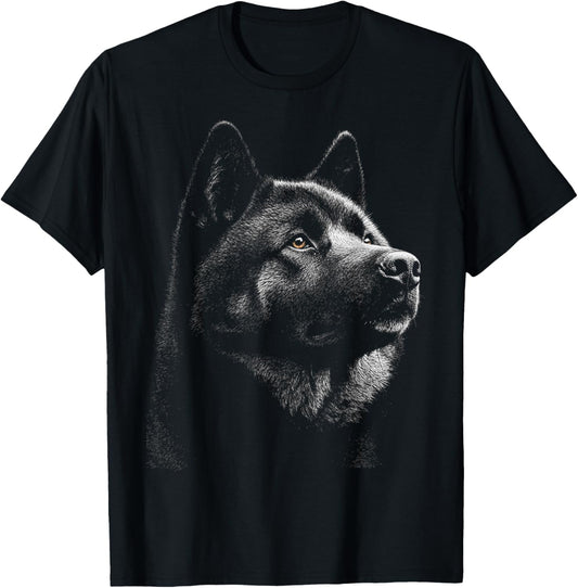 Akita Dog Graphic Pet Illustration Akita T-Shirt