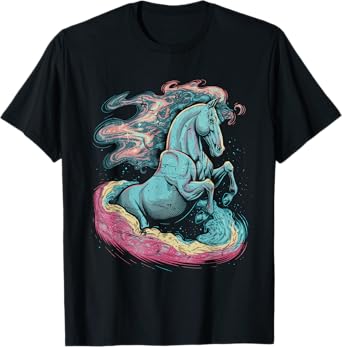 Horse Riding Tshirt Women Country Horse Lover Equestrian T-Shirt