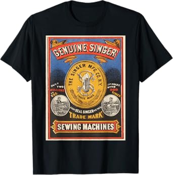 Vintage poster - Singer Sewing Machine Retro T-Shirt T-Shirt