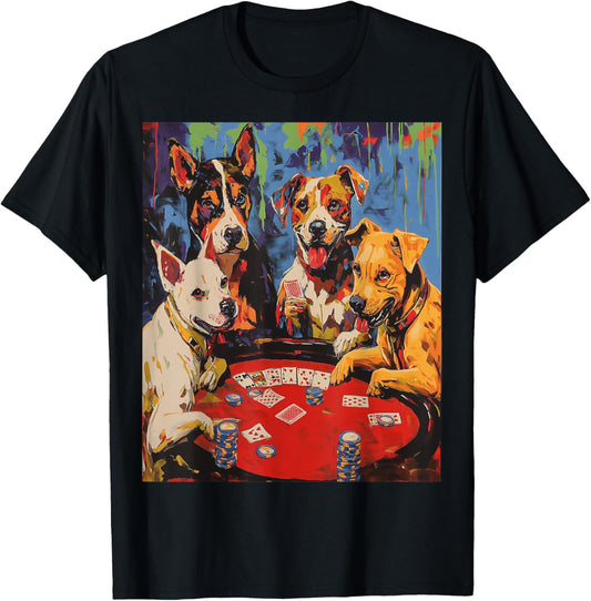 Dogs Playing Poker T-Shirt