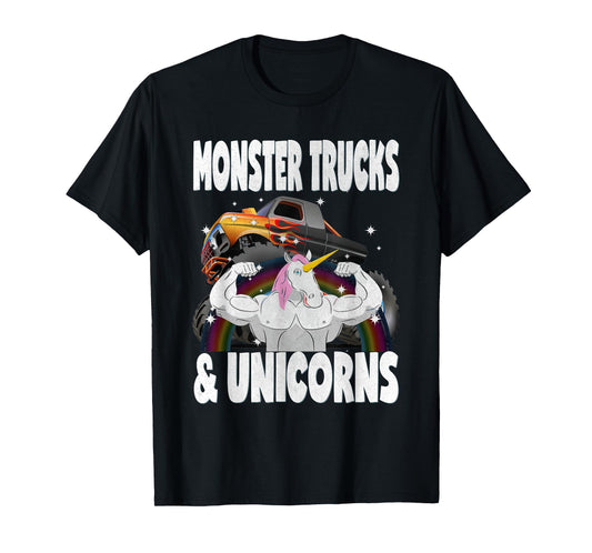 Monster Trucks & Unicorns Vintage Unicorn Sparkle T-Shirt T-Shirt
