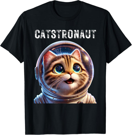 Catstronaut, Cat Astronaut, Space Cat, Funny Planets gift T-Shirt