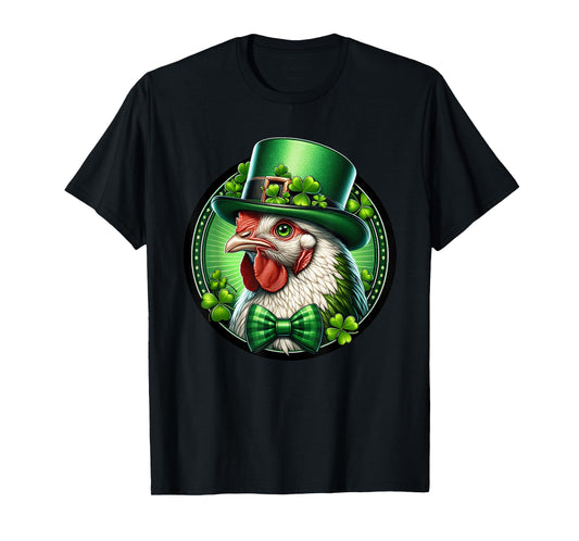 Leprechaun Chicken Leprecat St Patricks Day Kids Men Women T-Shirt