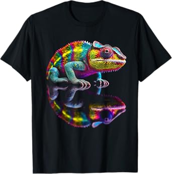 Chameleon Animal Graphic Illustration Chameleon T-Shirt