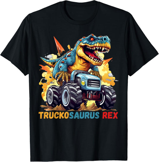 Truckosaurus Rex Monster Trucks - Dinosaur Funny T-Shirt