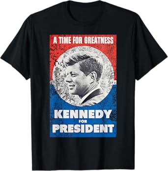 JFK John F Kennedy for President Retro Poster Design T-Shirt