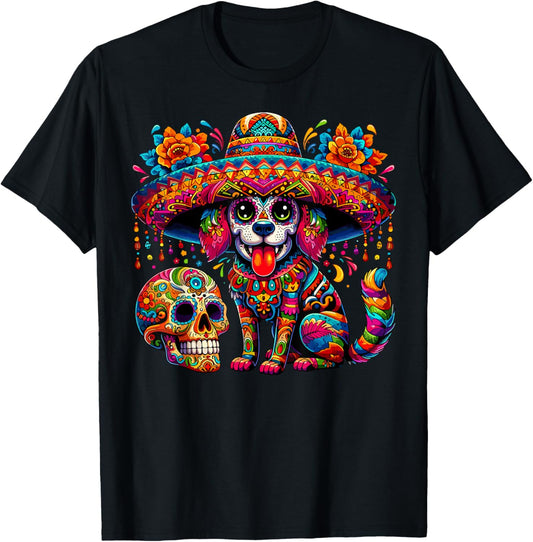 Cinco De Mayo Dog Lover - Funny Mexican Hat Dog T-Shirt