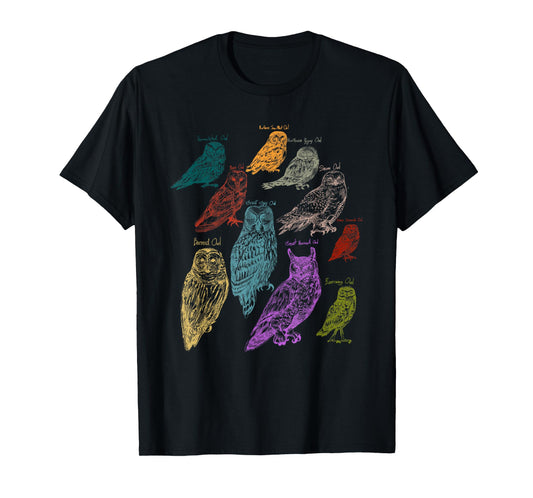 Forest Owl Breed Ornithologist Gift Owl T-Shirt