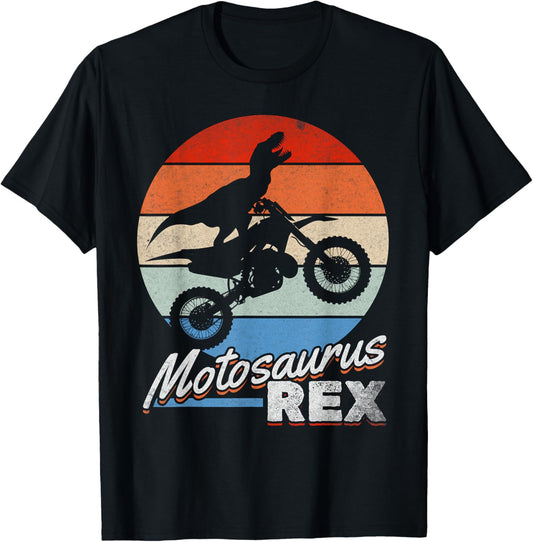 Dirtbike Dino Motocross Dinosaur MotoSaurus Rex Motocross T-Shirt