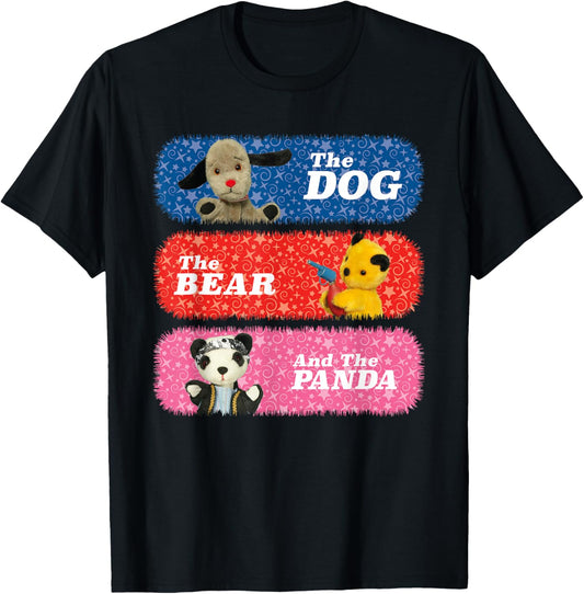 Sooty Sweep & Soo The Dog The Bear & The Panda T-Shirt