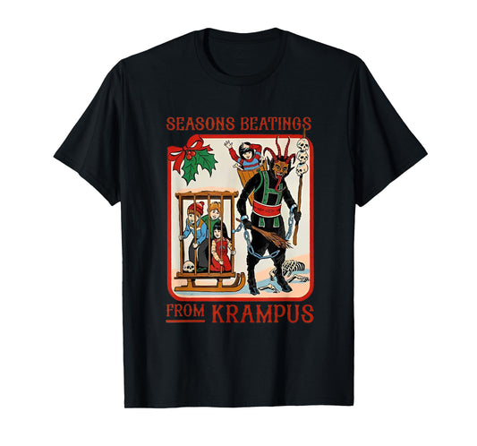 Seasons Beatings From Krampus Christmas T-Shirt