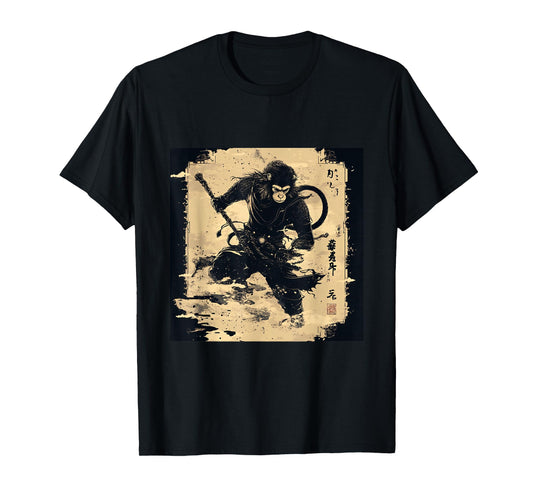 Wukong Myth Monkey King Ancient Chinese Journey to the West T-Shirt
