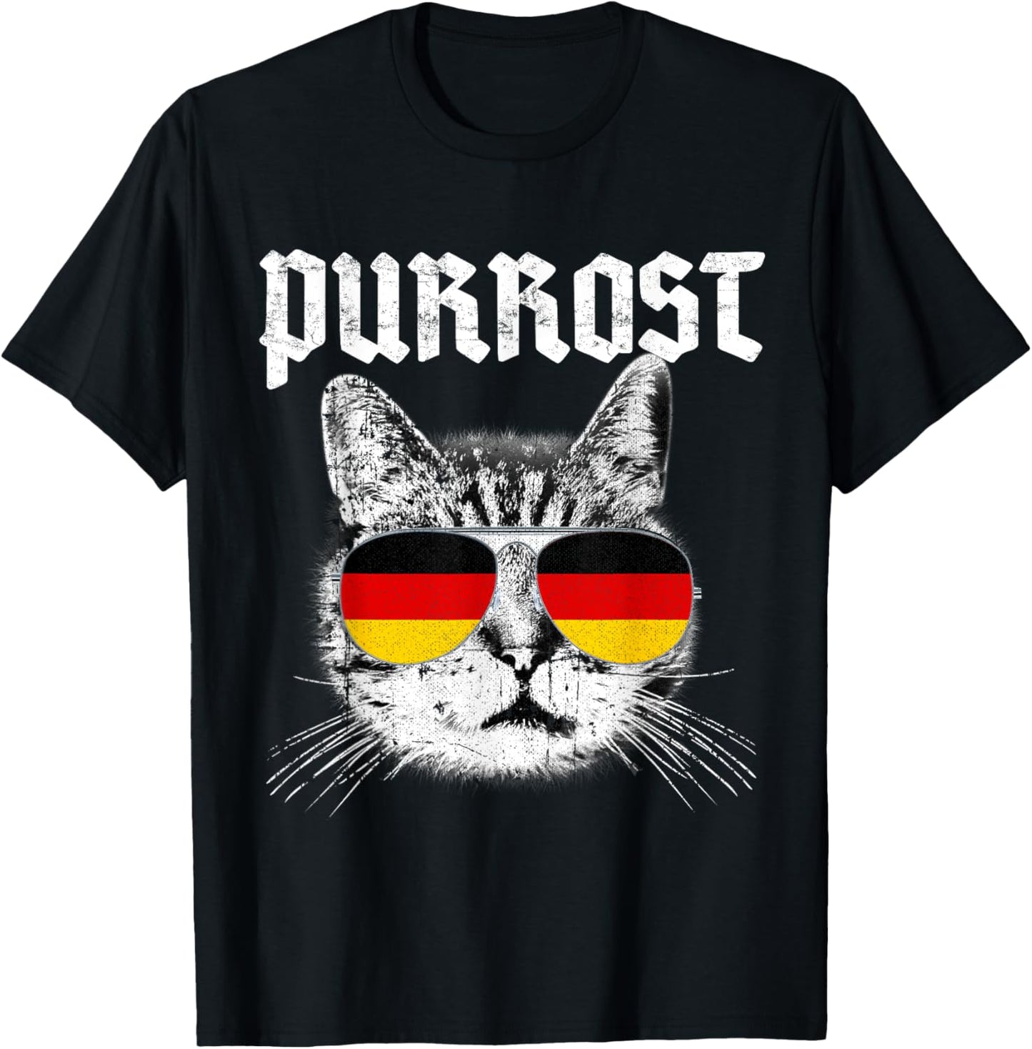 PURROST Prost Oktoberfest Cat Funny German Flag Kids Gift T-Shirt