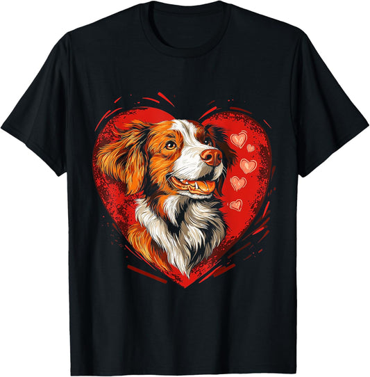 Valentine's Day Nova Scotia Duck Tolling Retriever T-Shirt
