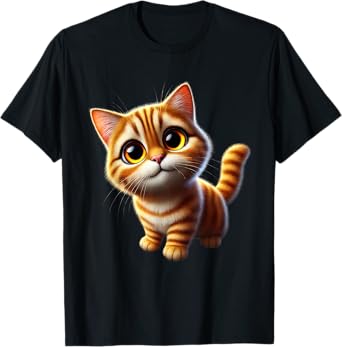 Adorable Orange Tabby Kitten Cute Cat T-Shirt