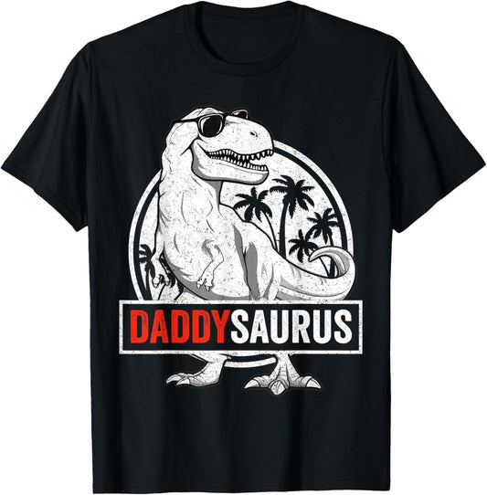 Daddysaurus T Rex Dinosaur Daddy Saurus Family Matching T-Shirt