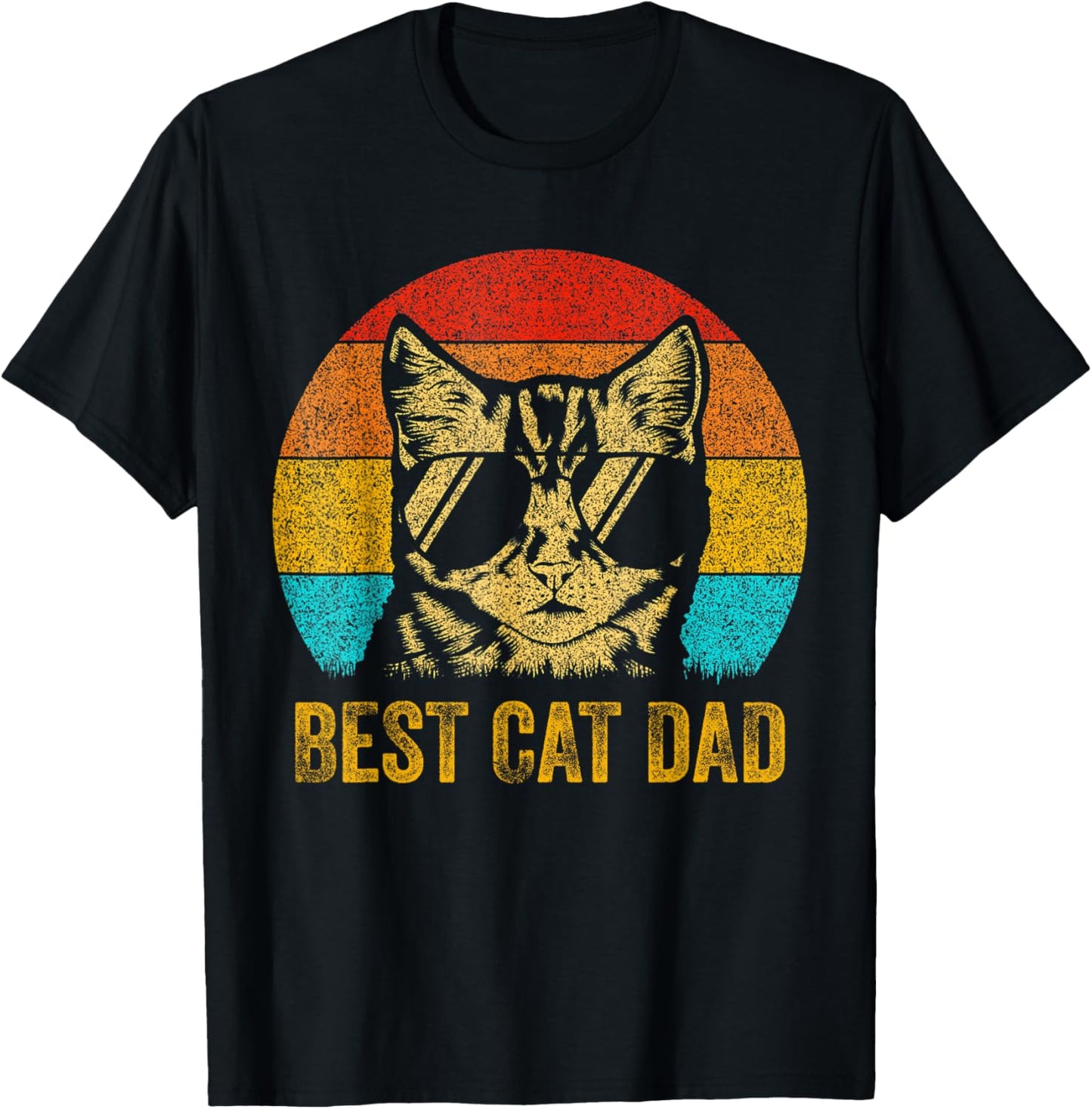 Best Cat Dad Cat owners father's day men cats Best cat dad T-Shirt