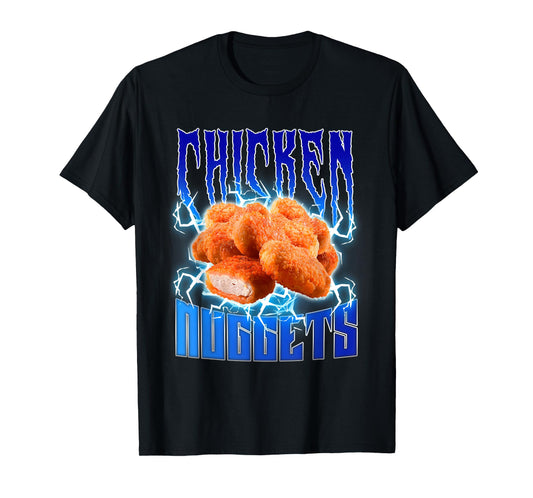 Chicken Nuggets Heavy Metal - Funny Chicken Nugget Lover T-Shirt