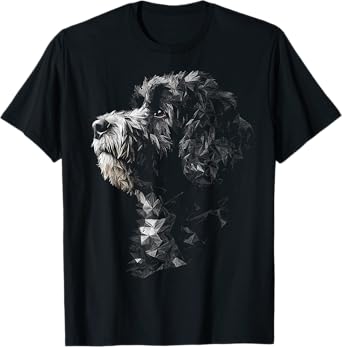 Portuguese Water Dog Graphic Pet Artwork Portuguese Water T-Shirt