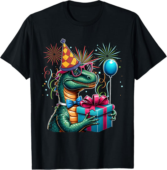 Adult Dinosaur Birthday T Rex Party For Kids Adult Birthday T-Shirt